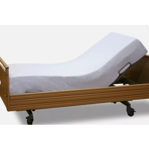 Jersey knitted airflow fitted sheet single bed