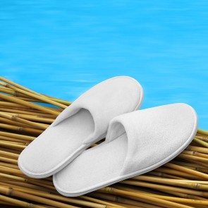 Closed Toe Slipper Fleece Polyester 