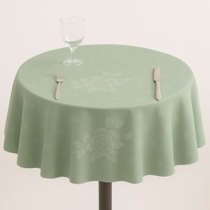 Table Cloth Rose Design 68 inches - Circular